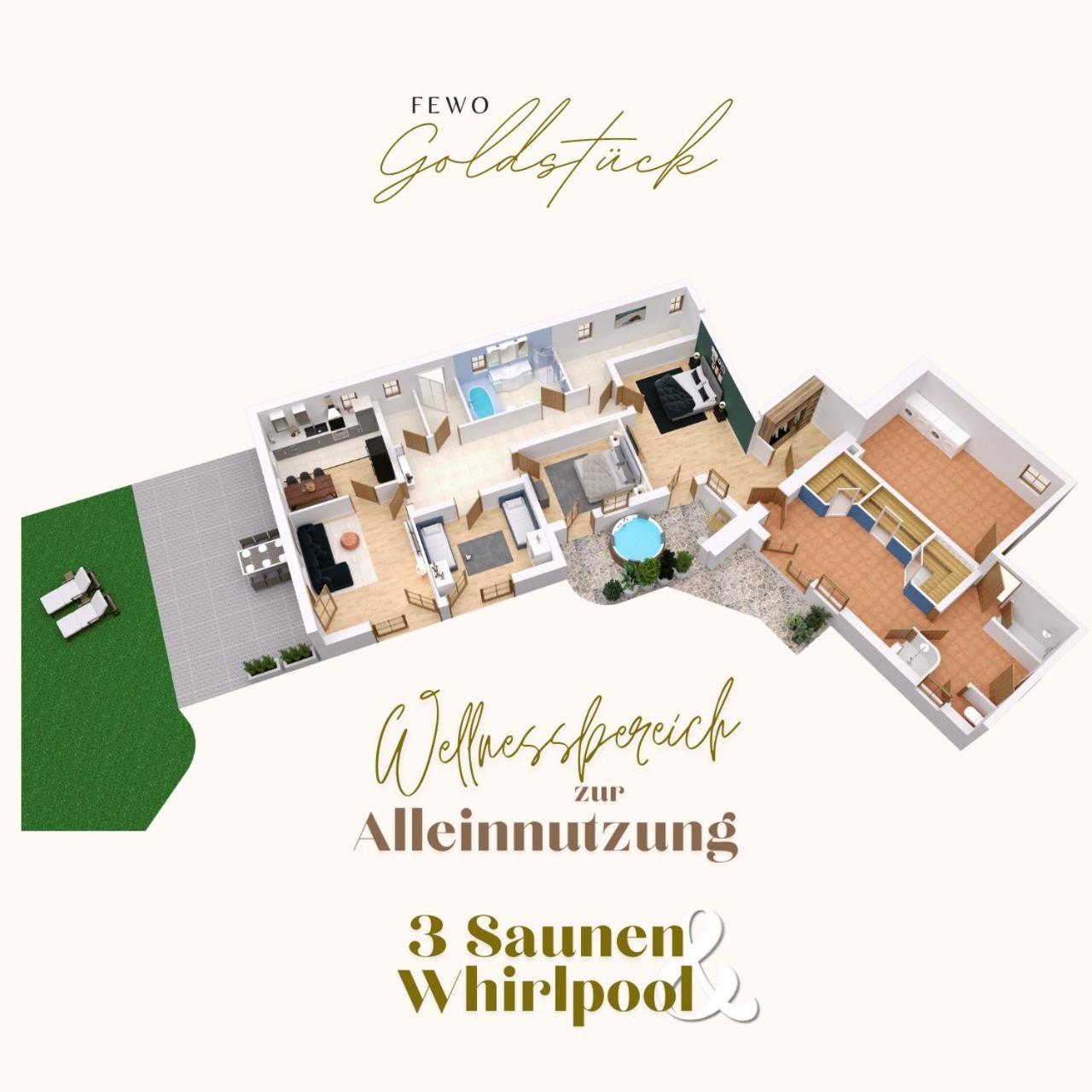 Fewo Goldstueck Mit Privatem Spa Und Whirlpool Графенау Экстерьер фото